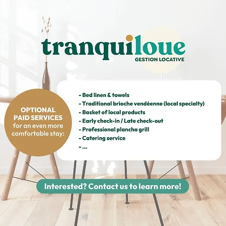 Appartement Tranquiloue - Confort - 12 Min Puy Du Fou Sevremont